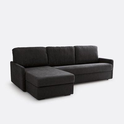 Hoekbank-bed, getextureerde stof, mousse Marta LA REDOUTE INTERIEURS
