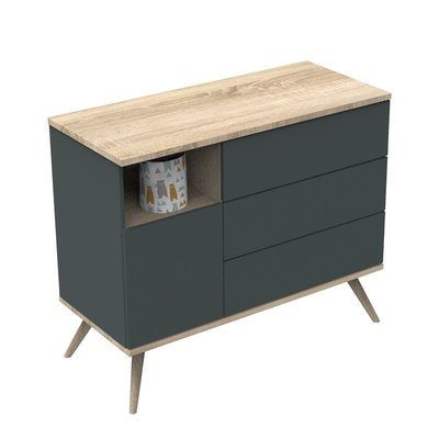 Commode 1 porte 3 tiroirs SAUTHON ORIGINAL