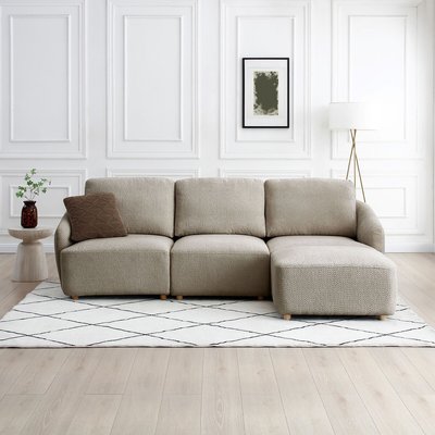 Corbin Boucle Modular Armless Chair Unit SO'HOME