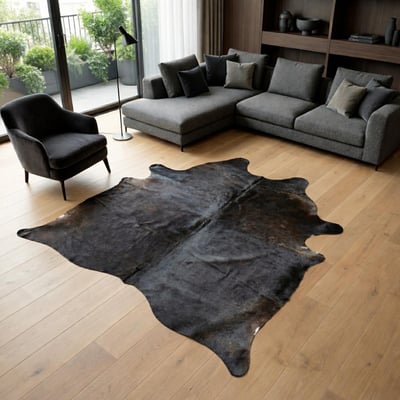 Tapis peau de vache kilm fait à la main UN AMOUR DE TAPIS