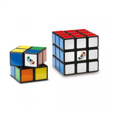 Rubik s CUBE COFFRET ADVANCED 3x3 + 2x2 - Jeu de Casse-Tete Colore ASMODEE