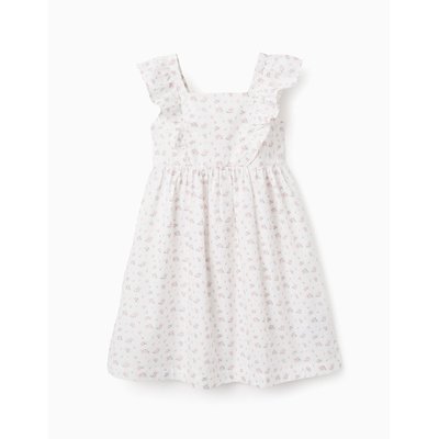 Robe Florale en Coton avec Volants ZIPPY