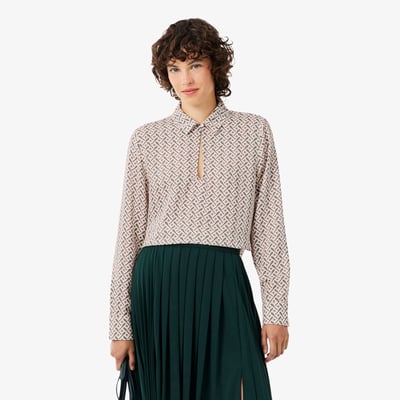 Chemise popover imprimé regular fit LACOSTE