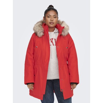 Parka rouge bordeaux femme La Redoute