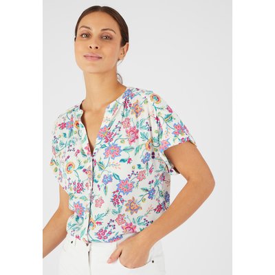 Chemisier crépon en fibres pure viscose DAMART