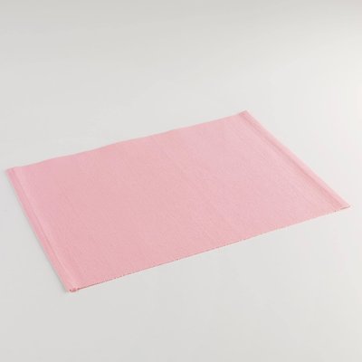 Set de table coton uni Delicia Rose 33 x 45 cm DOUCEUR D'INTÉRIEUR