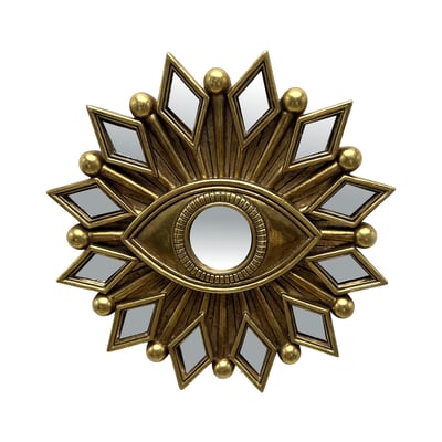 Déco murale oeil miroir 17cm EMDE