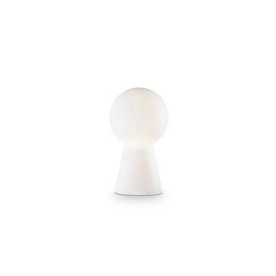 Petite Lampe En Verre Souffle Doblo Blanche 30 Cm MILLUMINE