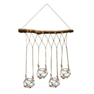 Set de 4 soliflores suspendus LED ATMOSPHERA