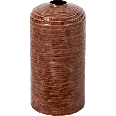 Vase en métal à relief texturé RECOLLECTION