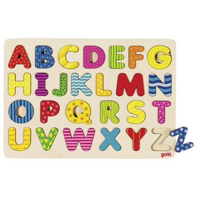 Puzzle alphabet GOKI