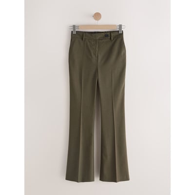 Pantalon bootcut habillé en laine mélangée NEXT