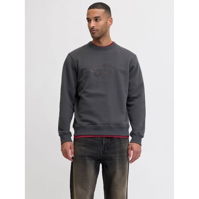 JACK & JONES Herren Sweatshirt Mit Rundhals – Jcoedition, Aus Baumwolle, Lässig & Bequem