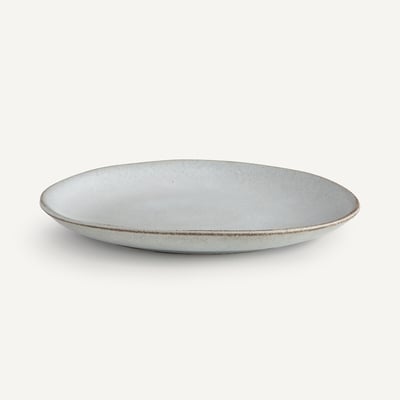 Set of 4 Leiria Stoneware Flat Plates AM.PM