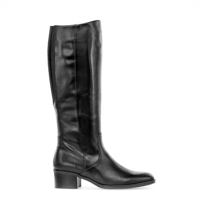 Bottes en cuir lisse à talon décroché GABOR