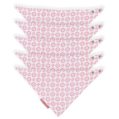 Lot de 5 bavoirs bandana LITTLE CREVETTE