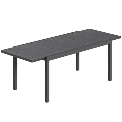 Table à manger d'extérieur extensible OUTSUNNY