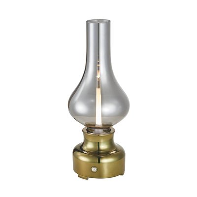 Lampe à poser en verre industrielLED LINDBY