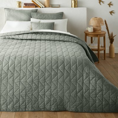 Couvre lit boutis matelassé coton Zig Zag Scenario LA REDOUTE INTERIEURS