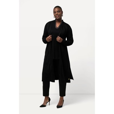 Cardigan long à col V et manches 3/4 ULLA POPKEN