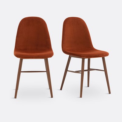 Set van 2 stoelen in fluweel, Polina LA REDOUTE INTERIEURS