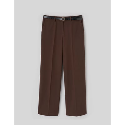 Pantalon droit à ceinture BZB