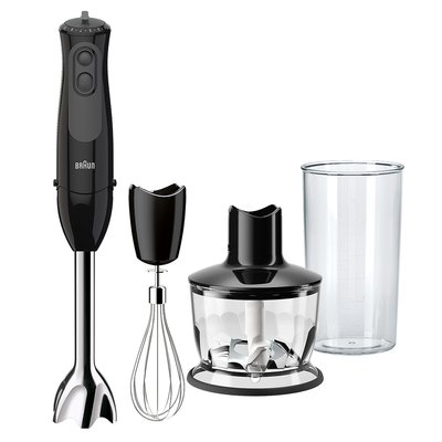 Mixeur MQ3135BK MultiQuick 3 noir 2 accessoires BRAUN