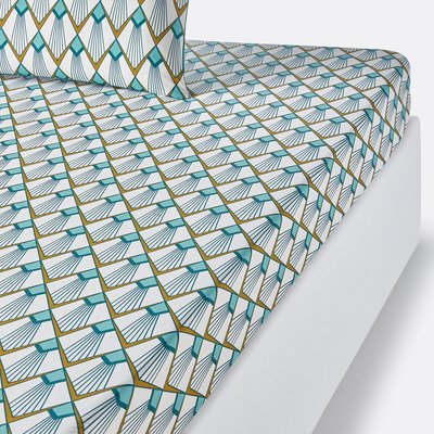 Drap housse percale de coton, Elisa LA REDOUTE INTERIEURS