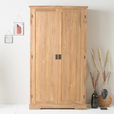 Armoire 2 portes en teck massif  ALDO BERAH GETAH