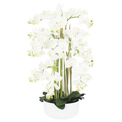 Orchidée artificielle 80cm LIGNE DECO