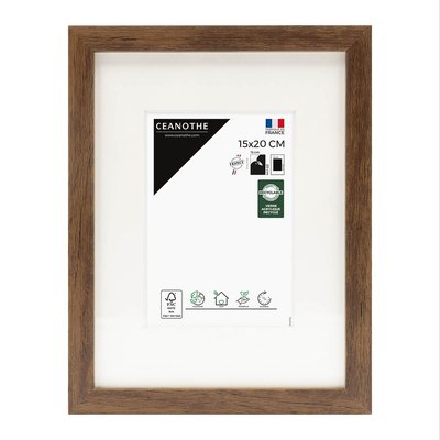 Cadre Photo Avec Passe-partout 15x20 Cm Résine Recyclée WILD CEANOTHE