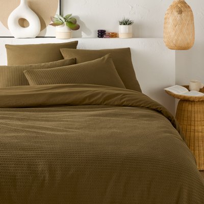 Housse de couette coton lavé nid d'abeille, Tifly LA REDOUTE INTERIEURS