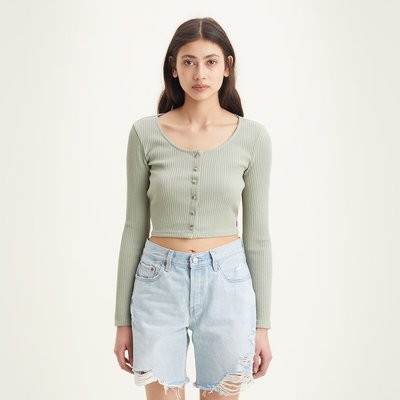 Long Sleeve Cropped T-Shirt LEVI'S