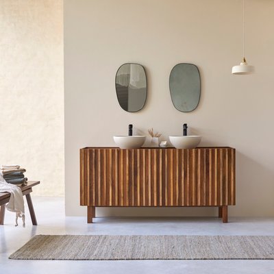 Meuble de salle de bain en manguier 164 cm MILO TIKAMOON