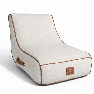 Fauteuil gonflable riviera en olefin couleur vert d'eau 105x75x75 cm COCO LOUNGE