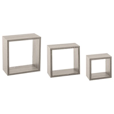 3 petites étagères murales cube FIXY 5FIVE SIMPLY SMART