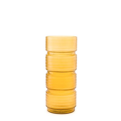 Sunira Transparent Yellow Glass Vase AM.PM