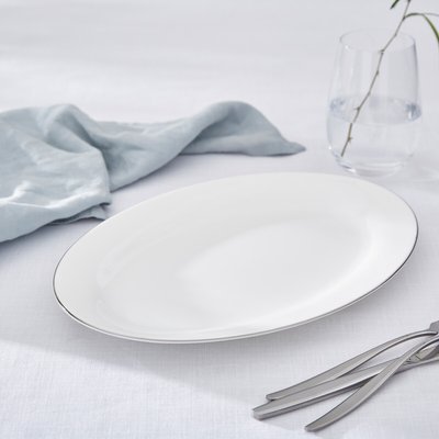 Serendipity Platinum Oval Platter ROYAL WORCESTER
