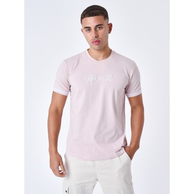 T-shirt logo brodé en relief PROJECT X