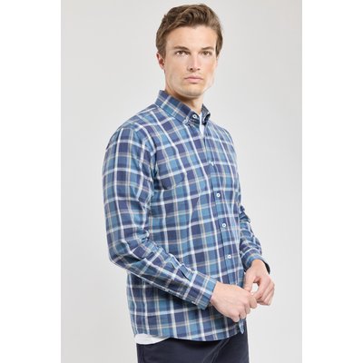 Chemise coupe droite en coton et lin ARMOR-LUX