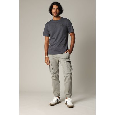 T-shirt en jersey de coton avec print avant et arrière ERWAN DEELUXE