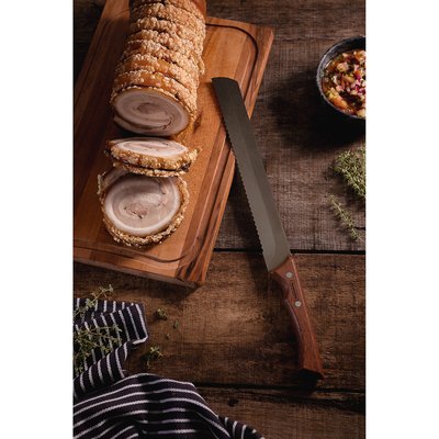 Faca Serrilhada Churrasco Black 10", Tramontina TRAMONTINA