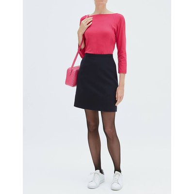 Jupe Sophia en laine bleu marine INES DE LA FRESSANGE PARIS