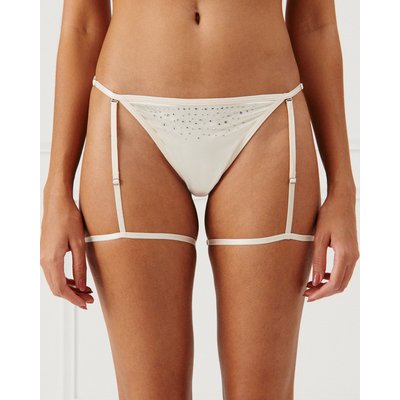 Tanga avec porte-jarretelles SNOWFALLIZ UNDIZ