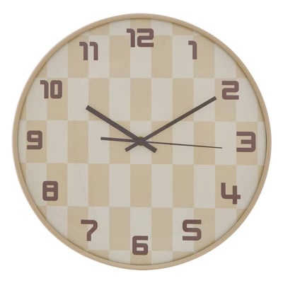 Horloge Larry D.36cm beige ATMOSPHERA