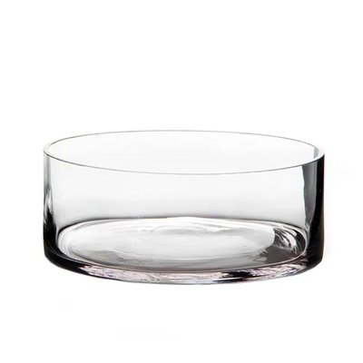 Vase cylindrique en verre pour bougies 20x20x8cm WADIGA