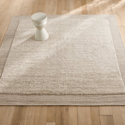 Tapis carré XL, noué à la main, en laine, EDGI AM.PM