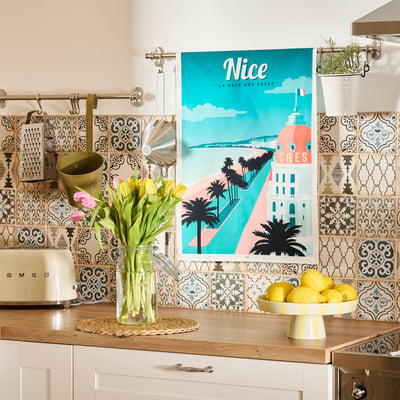 Torchon Nice - 100% Coton 210g/m² - Les Affichistes TRADITION DES VOSGES