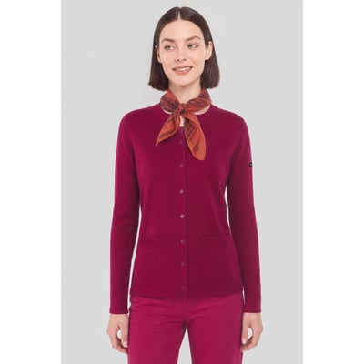 Cardigan col rond en Laine et acrylique ARMOR-LUX
