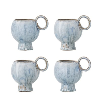 Tasse à café design grès  Avonlea set de 4 BLOOMINGVILLE